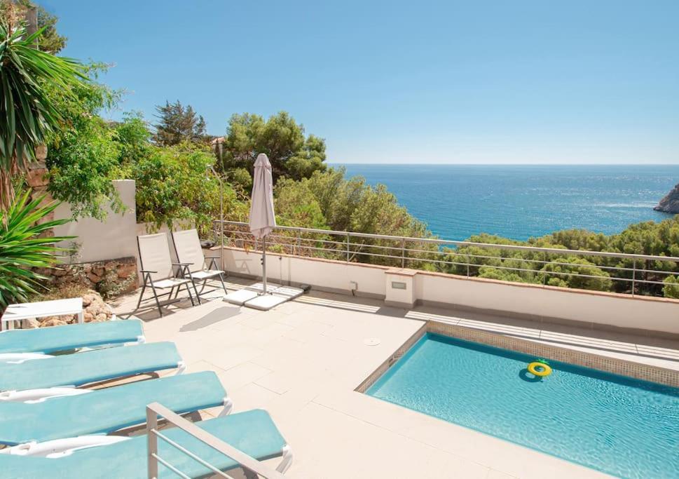 Sunny House With Great Sea Views, 3 Terraces, Private Heated Pool And Sauna La Herradura  Extérieur photo