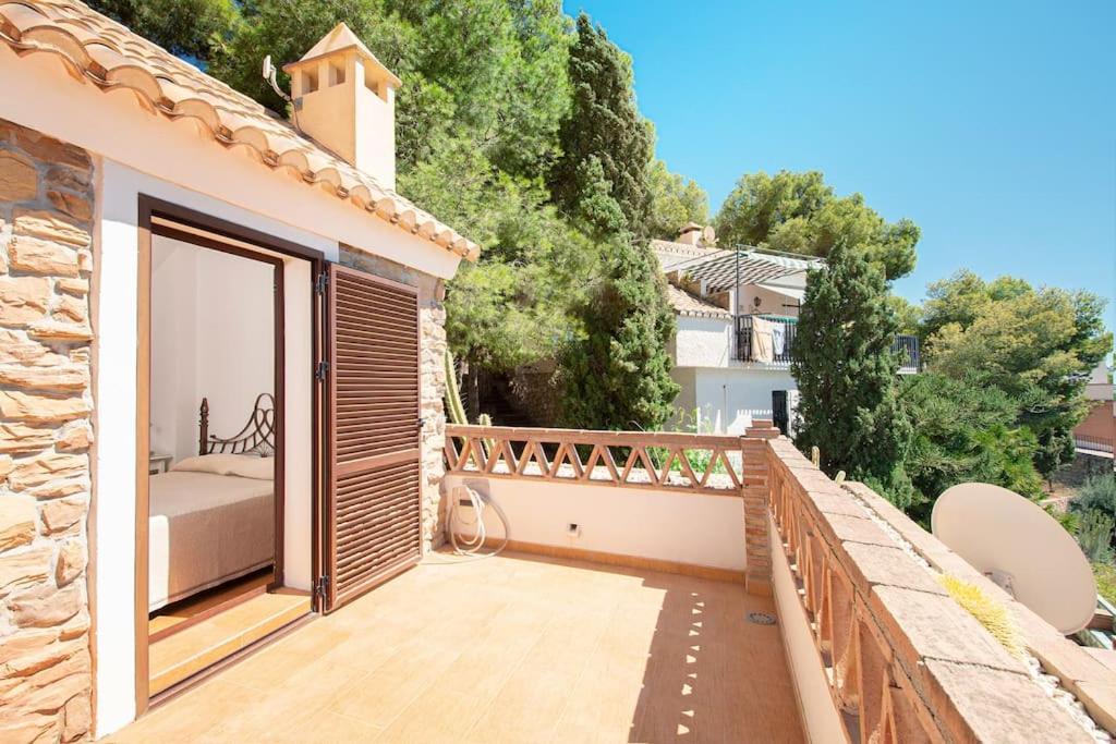 Sunny House With Great Sea Views, 3 Terraces, Private Heated Pool And Sauna La Herradura  Extérieur photo